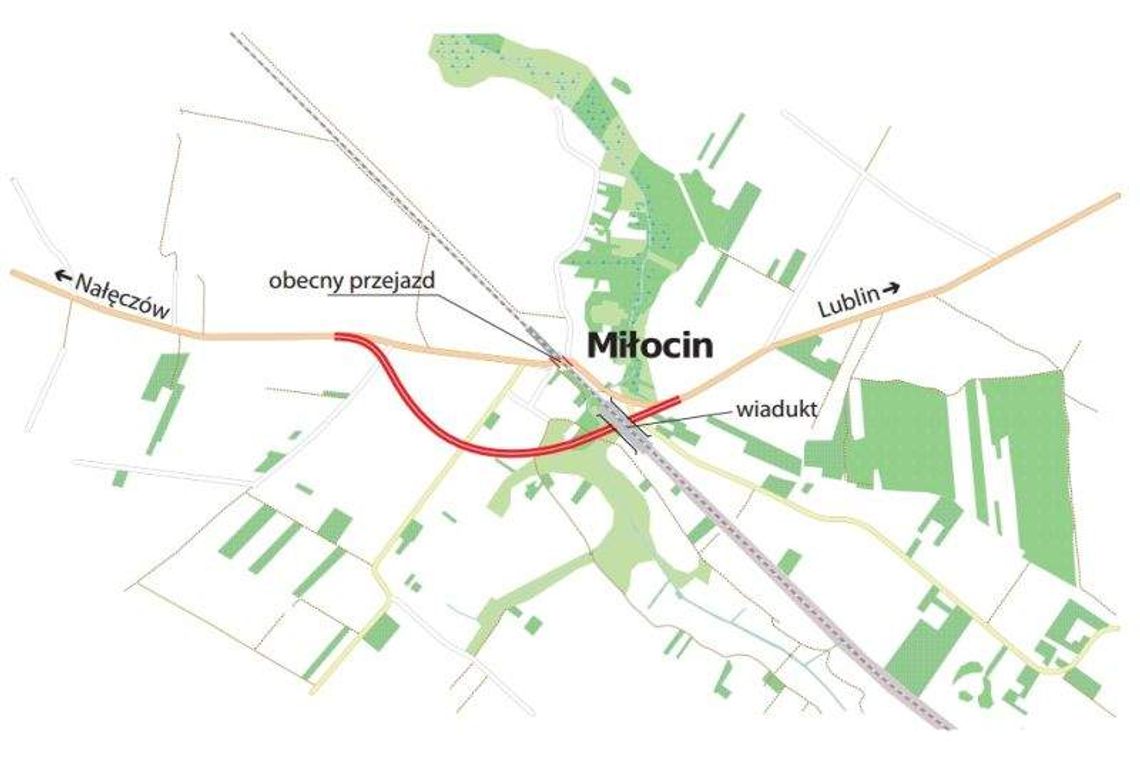 Kolej zbuduje wiadukt w Miłocinie. Marszałek wykupi grunty