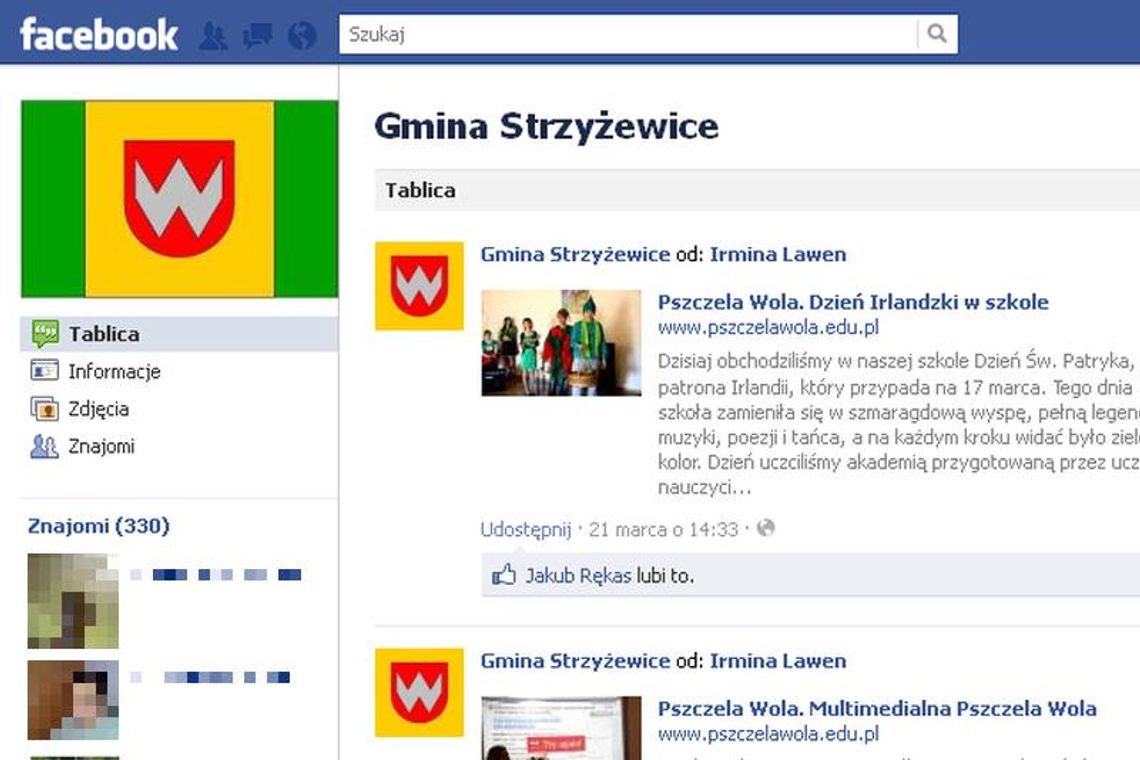 Kolejne urzędy na Facebooku