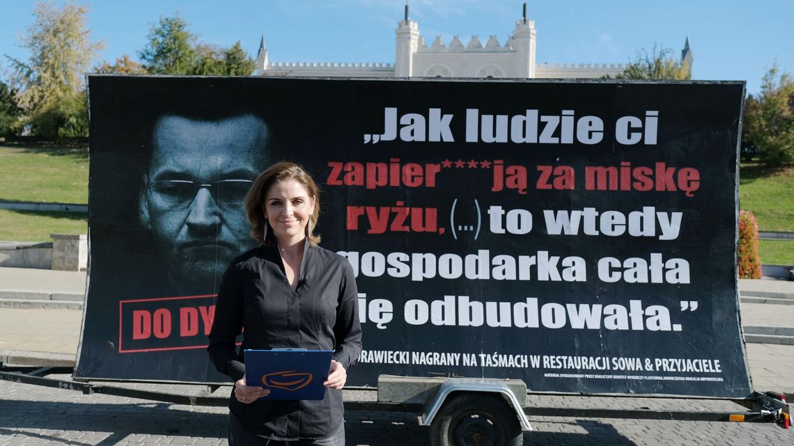 Kolejny „konwój wstydu” będzie jeździł po woj. lubelskim. Na billboardzie cytat z premiera Kolejny „konwój wstydu” będzie jeździł po woj. lubelskim. Na billboardzie cytat z premiera