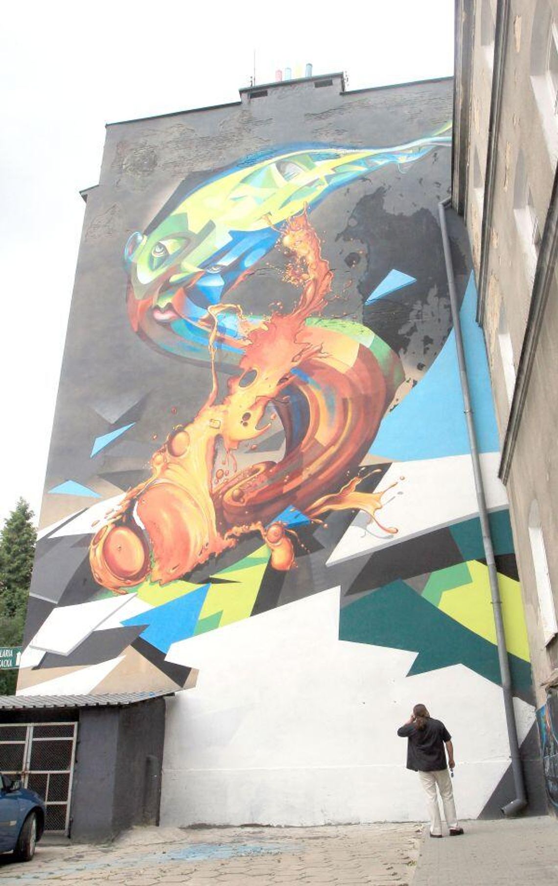 Kolejny mural w Lublinie. Tym razem za KFC Kolejny mural w Lublinie. Tym razem za KFC