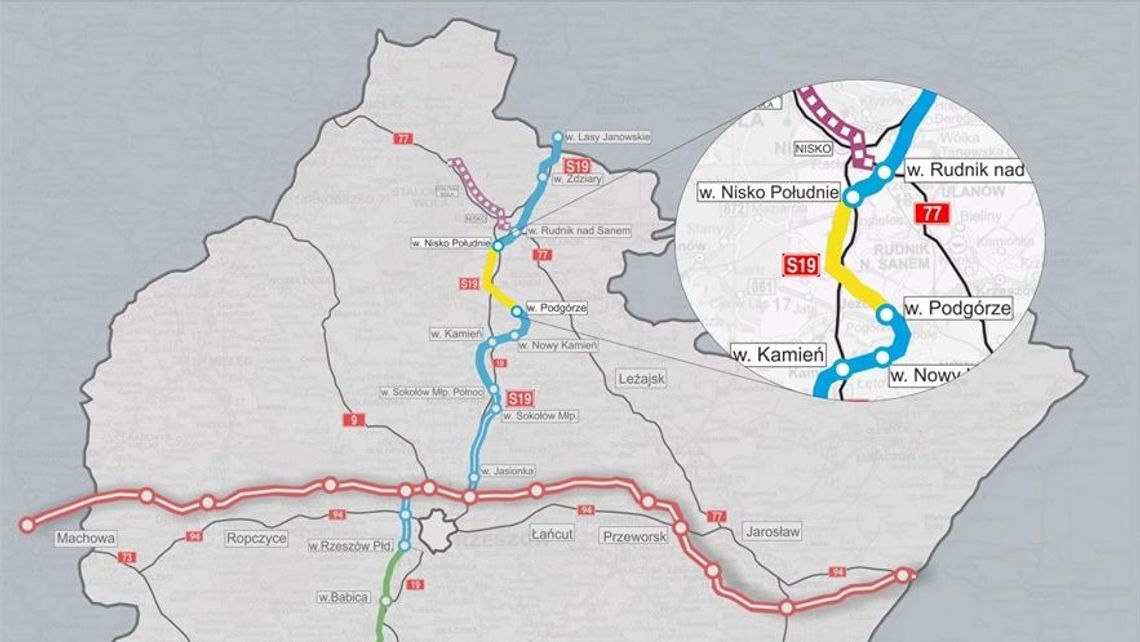 Kolejny odcinek drogi S19 z wnioskiem o ZRID