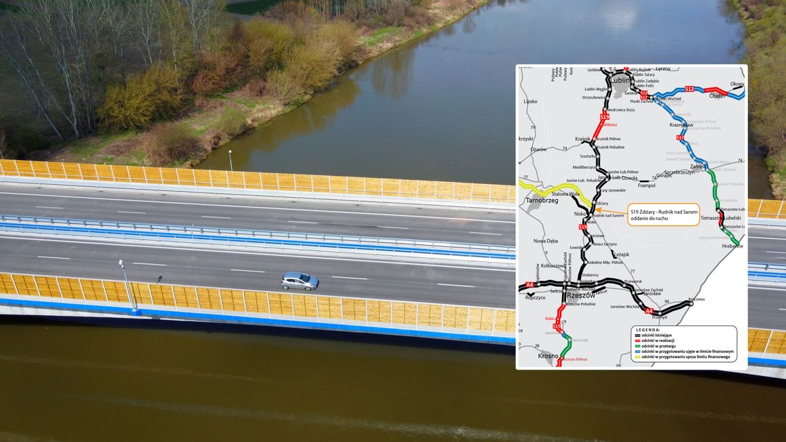 Kolejny odcinek S19 Lublin - Rzeszów otwarty