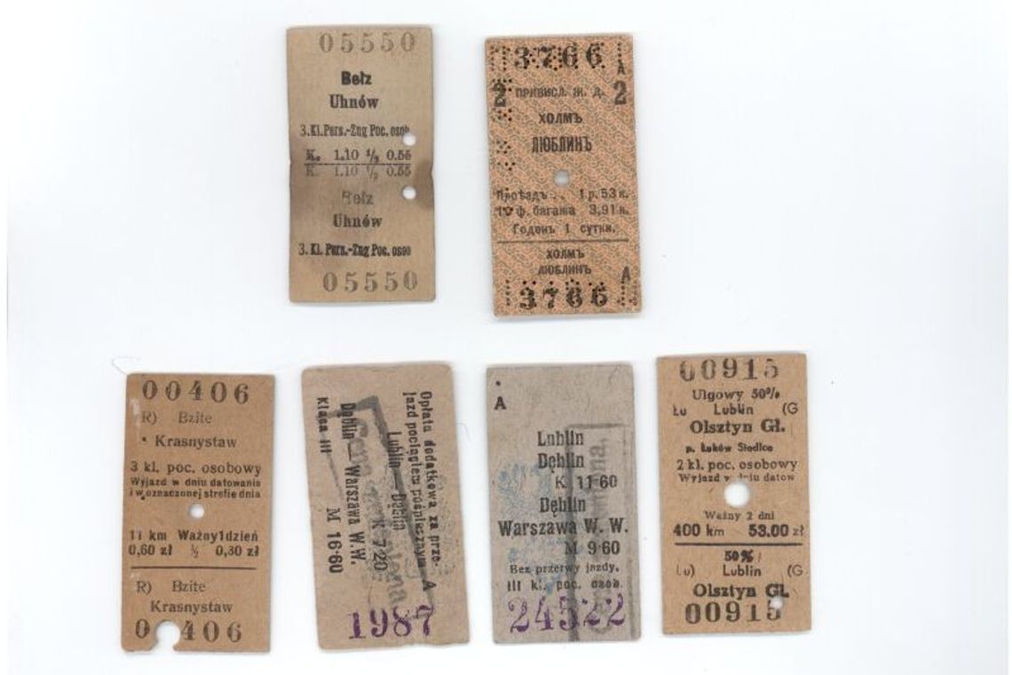 Kolekcjoner biletów kolejowych. Aleksander Kurstak ma 15 tys. pozycji Kolekcjoner biletów kolejowych. Aleksander Kurstak ma 15 tys. pozycji