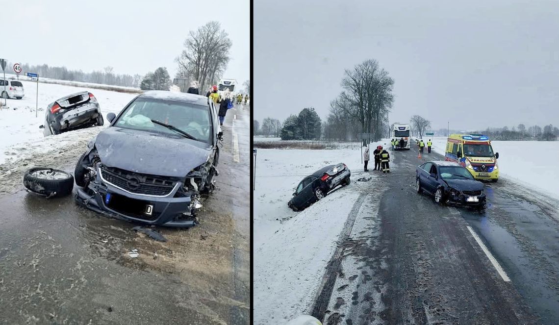 kolizja na DK19, uszkodzone samochody