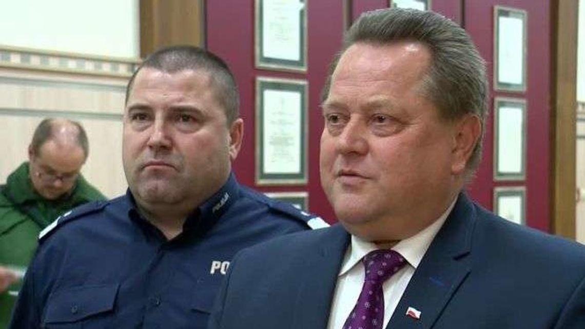 Kolizja z udziałem samochodu SOP.  Jechał nim były wiceminister