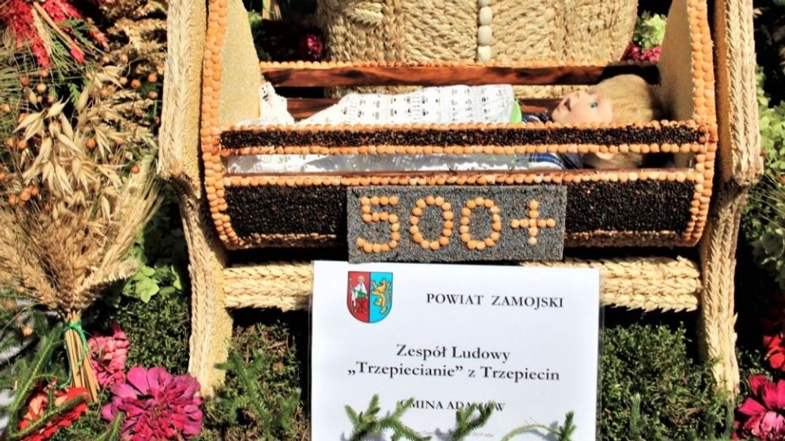 Kołyska 500+. Niecodzienny wieniec dożynkowy. "Kto mądry, to podszedł i ruszył" Kołyska 500+. Niecodzienny wieniec dożynkowy. "Kto mądry, to podszedł i ruszył"