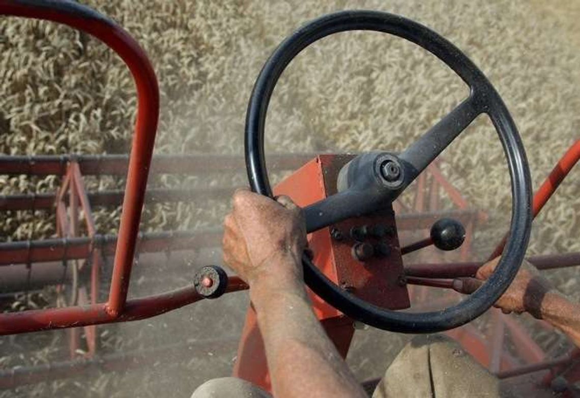 Kombajnista sam na siebie doniósł policji