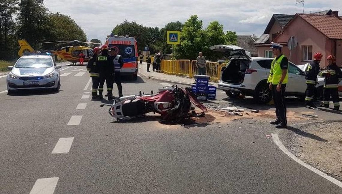 Komendant policji zginął w tragicznym wypadku. Jechał na motocyklu