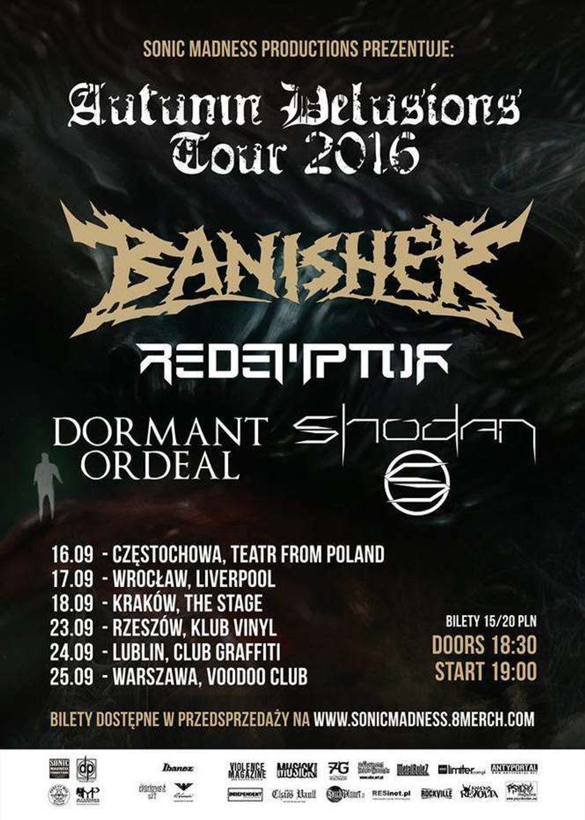 Koncert: Autumn Delusions Tour 2016 Koncert: Autumn Delusions Tour 2016