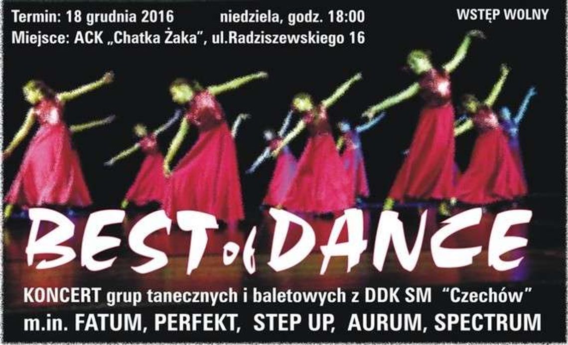 Koncert "Best of Dance" w Chatce Żaka