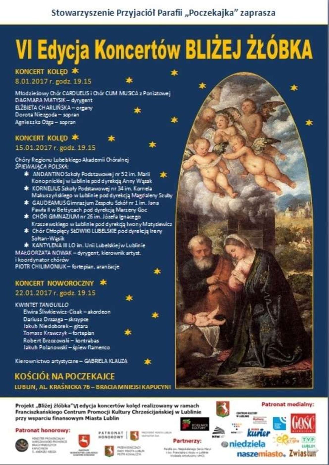 Koncert "Bliżej Żłobka" w Kościele na Poczekajce