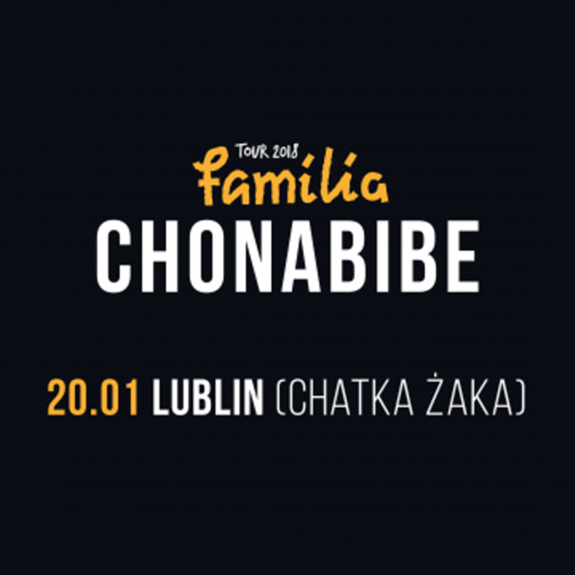 Koncert Chonabibe w Chatce Żaka