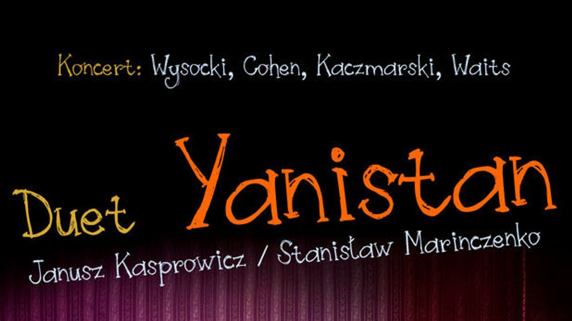 Koncert duetu Yanistan w Nałęczowie