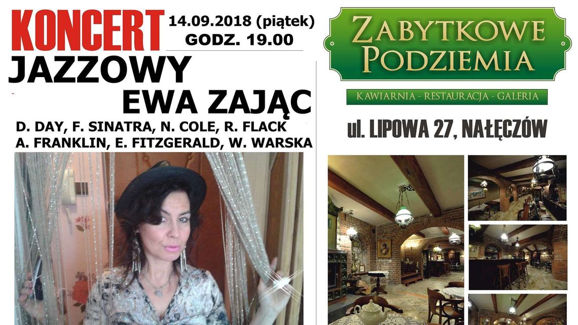 Koncert Ewy Zając w Nałęczowie 