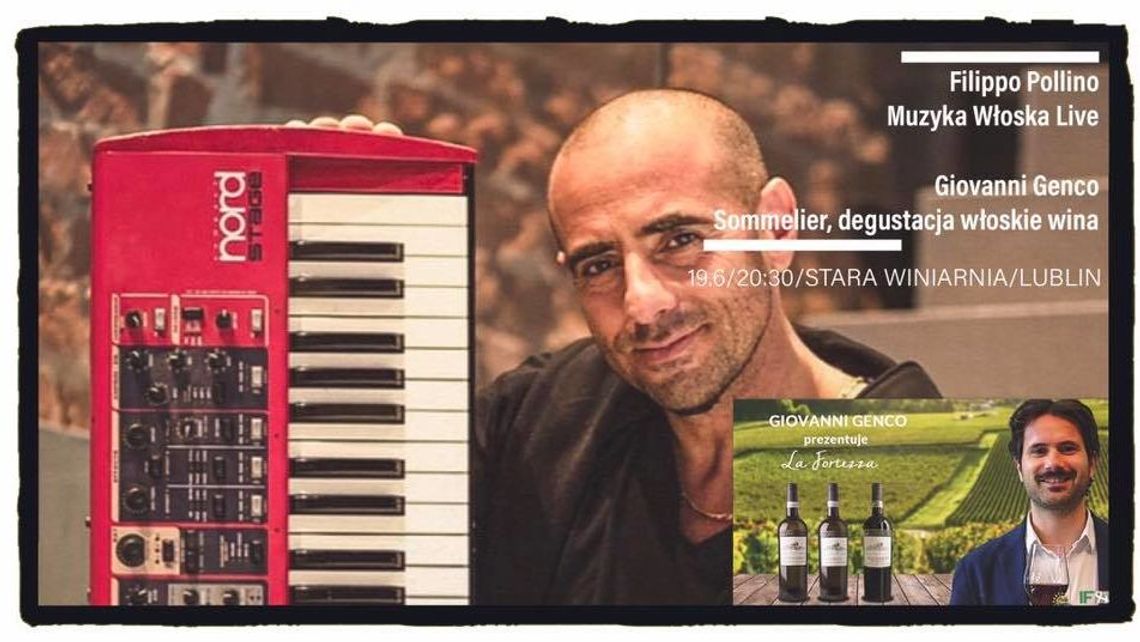 Koncert Filippo Pollino w Starej Winiarni w Lublinie Koncert Filippo Pollino w Starej Winiarni w Lublinie