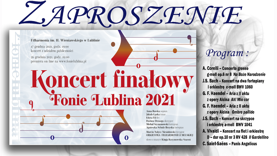 Koncert finałowy Fonii Lublina dostępny online Koncert finałowy Fonii Lublina dostępny online