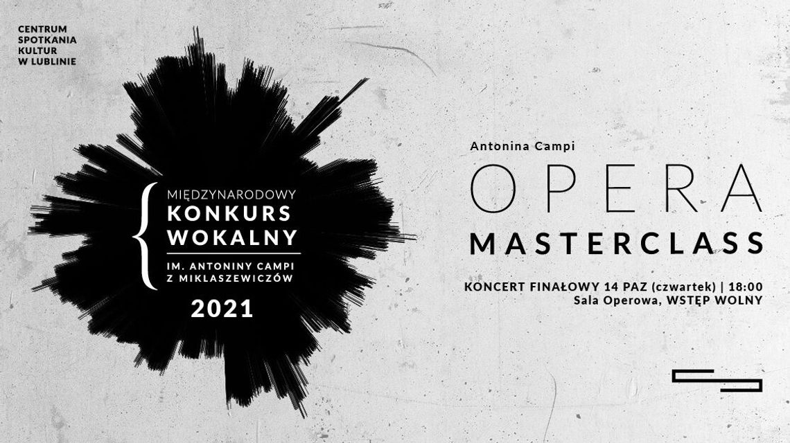 Koncert Galowy Antonina Campi Opera Masterclass 2021