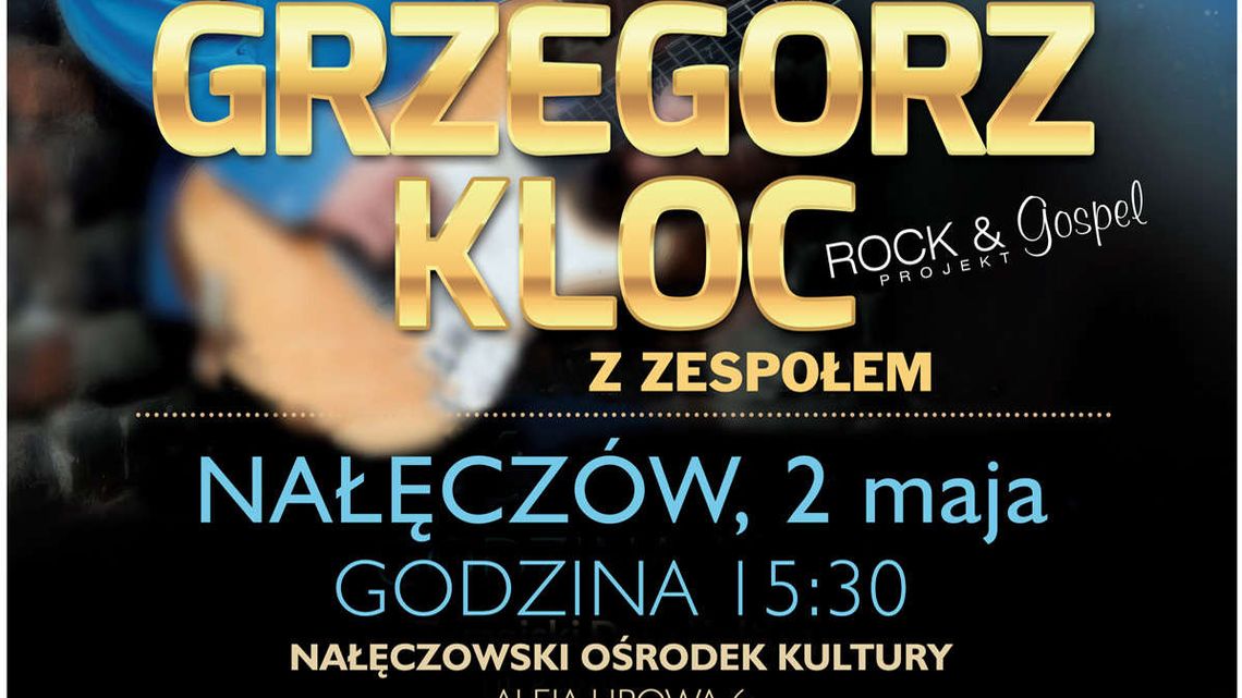 Koncert Grzegorza Kloca w Nałęczowie