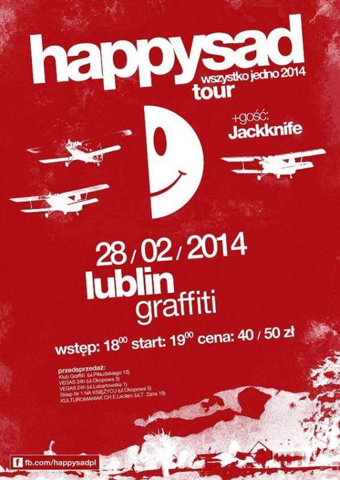 Koncert Happysad w Graffiti