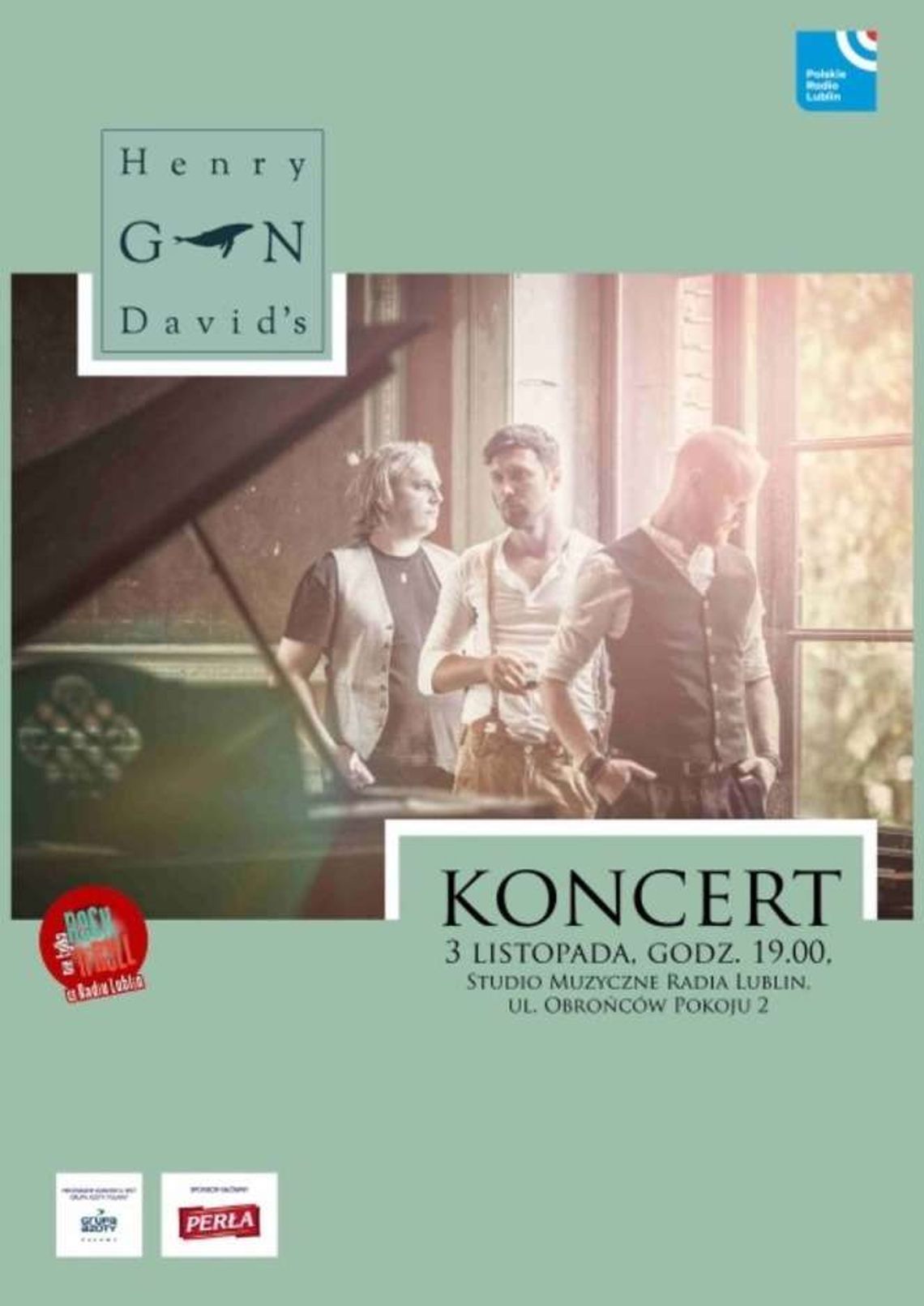 Koncert Henry David's Gun w studiu Radia Lublin