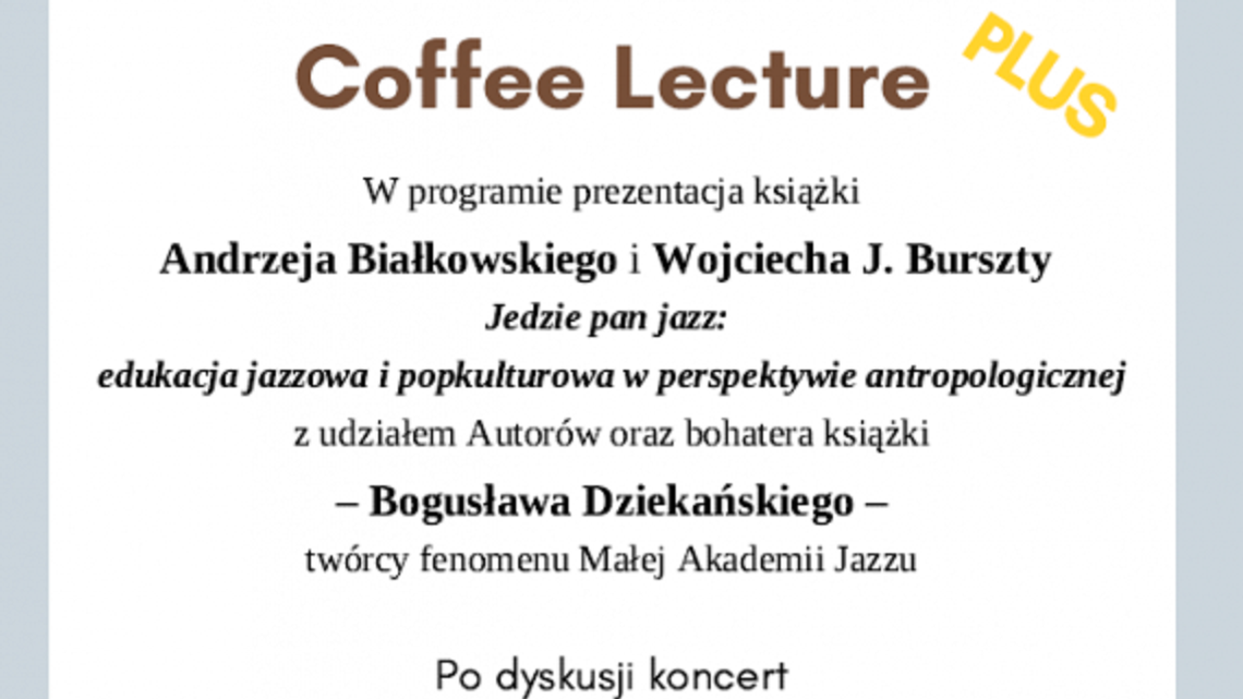 Koncert i prezentacja książki Andrzeja Białkowskiego i Wojciecha J. Burszty