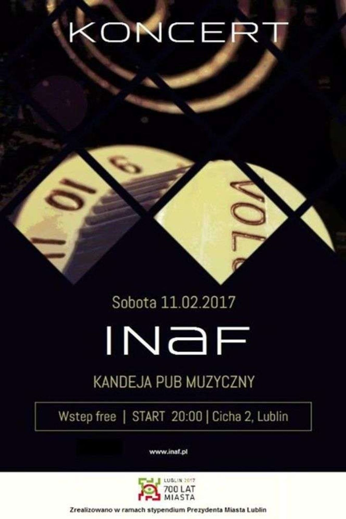 Koncert INAF w Pubie Kandeja