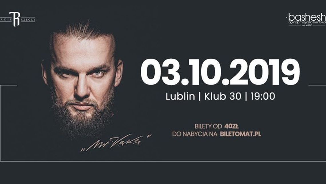 Koncert Kękę w Klubie30