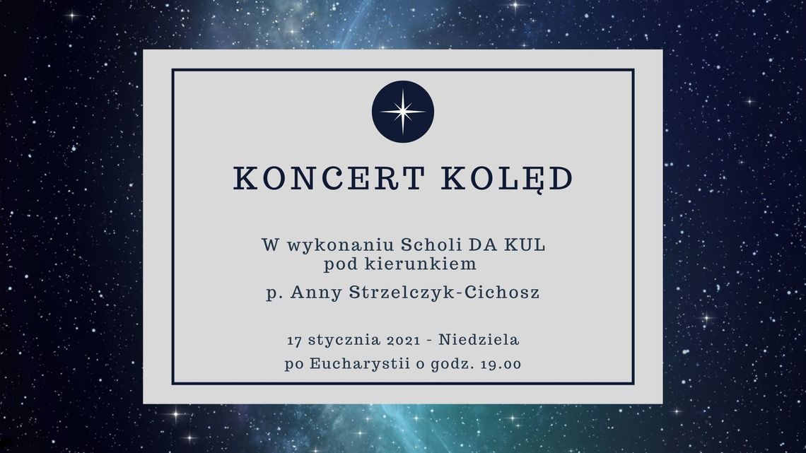 Koncert kolęd w Kościele Akademickim KUL