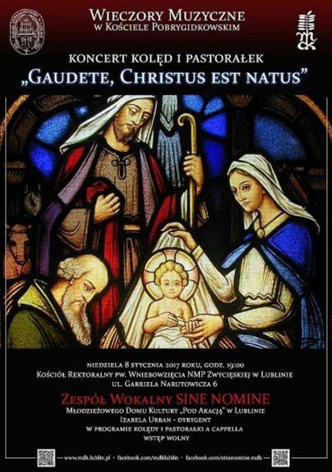 Koncert kolęd w Kościele Pobrygidkowskim Koncert kolęd w Kościele Pobrygidkowskim