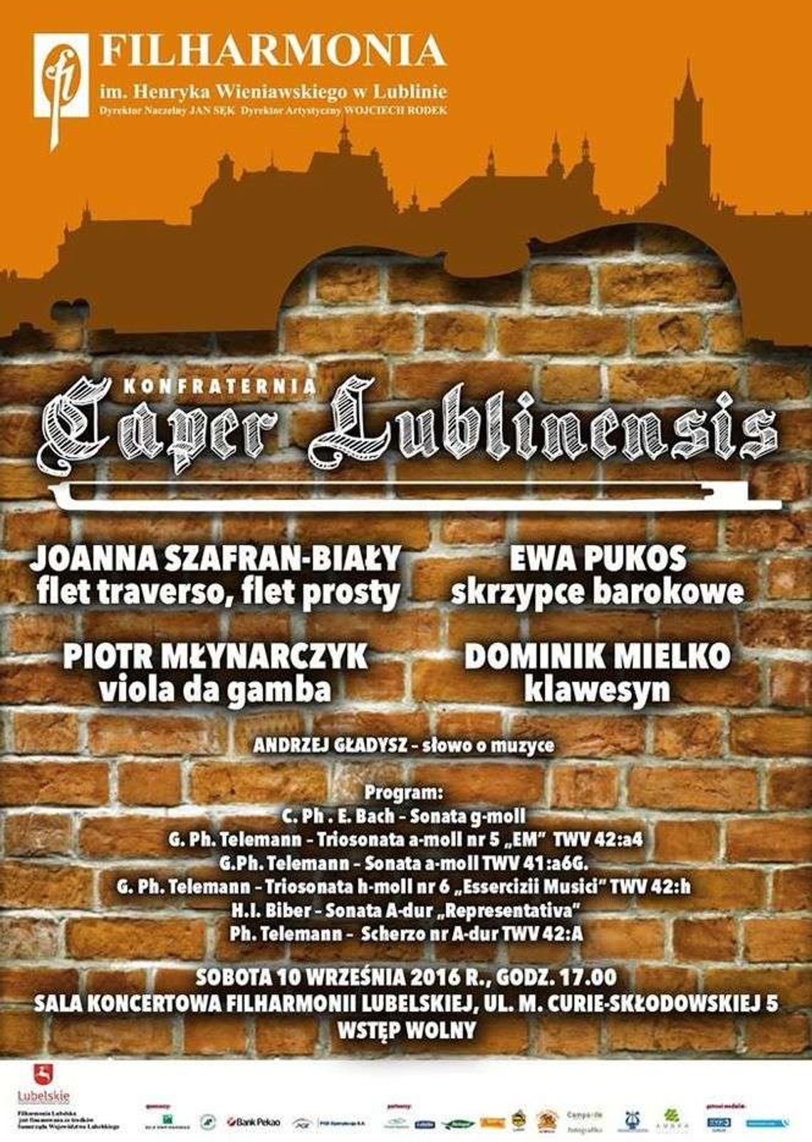 Koncert: Konfraternia Caper Lublinensis Koncert: Konfraternia Caper Lublinensis