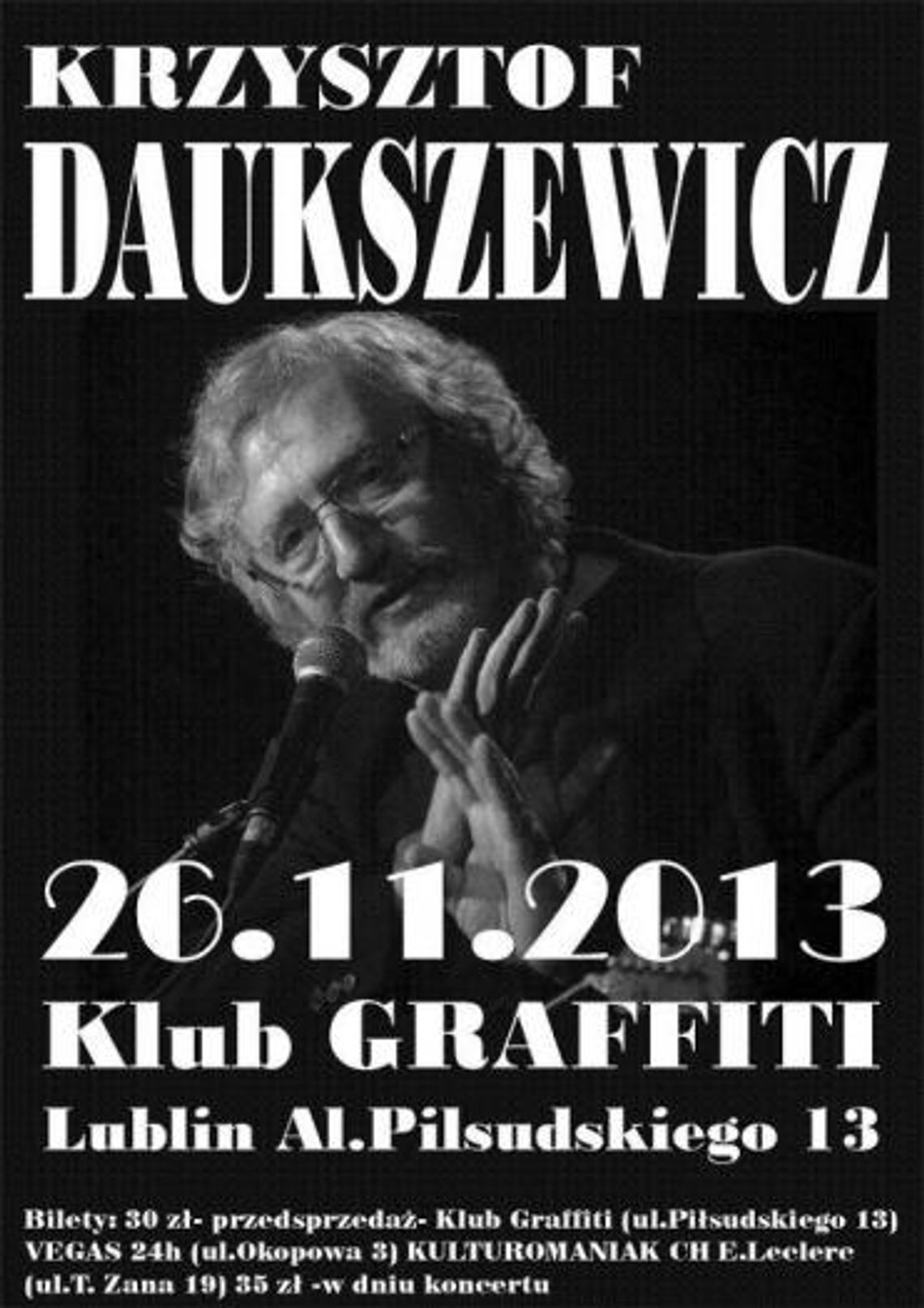 Koncert Krzysztofa Daukszewicza