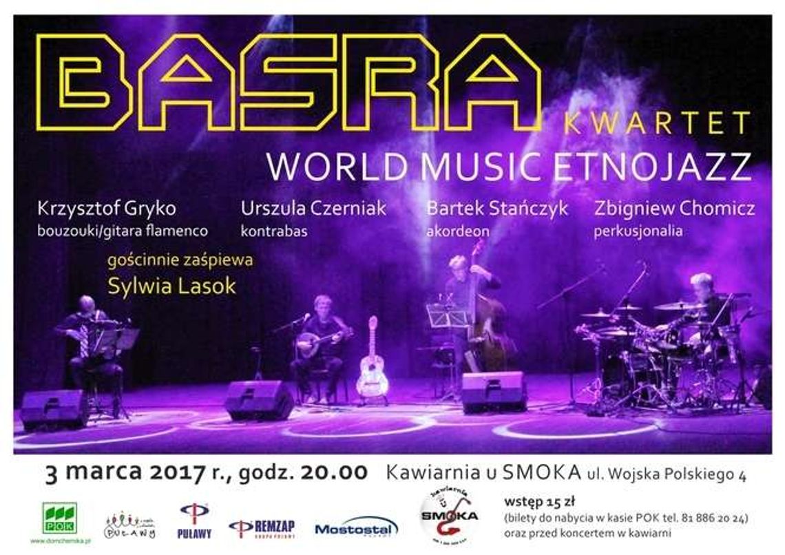 Koncert kwartetu BASRA w puławskim Domu Chemika