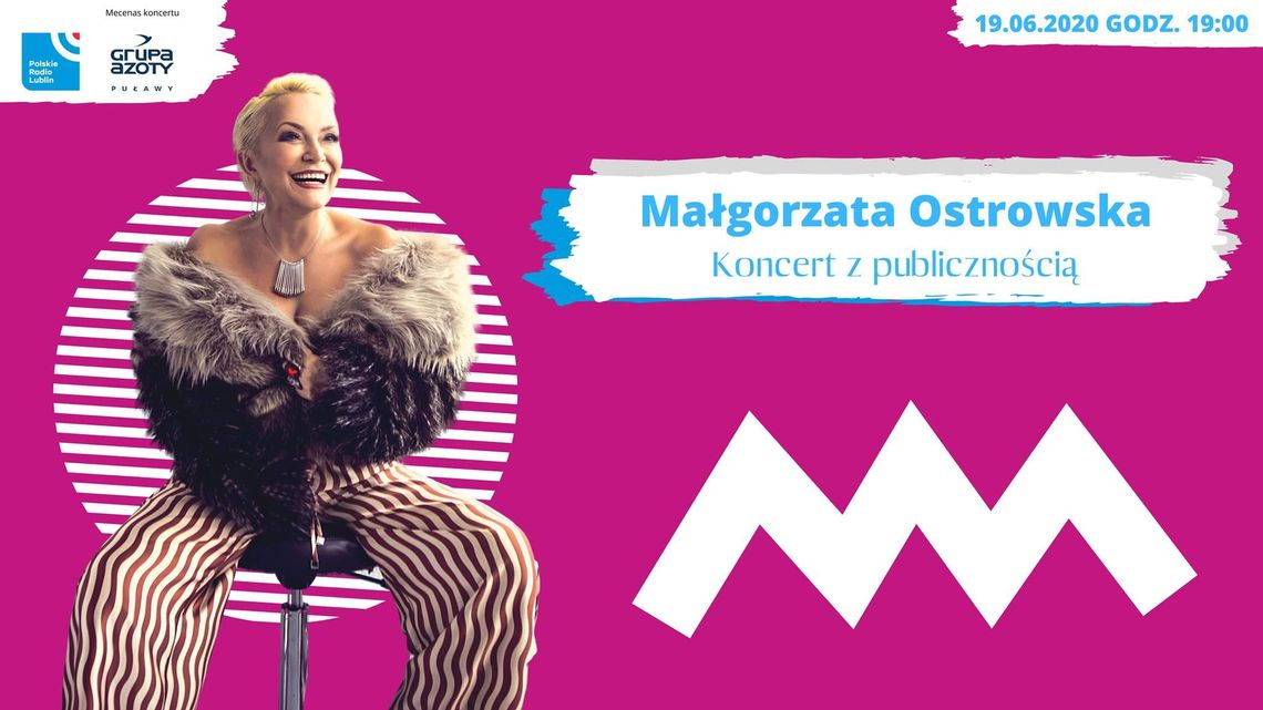 Koncert Małgorzaty Ostrowskiej w Radiu Lublin