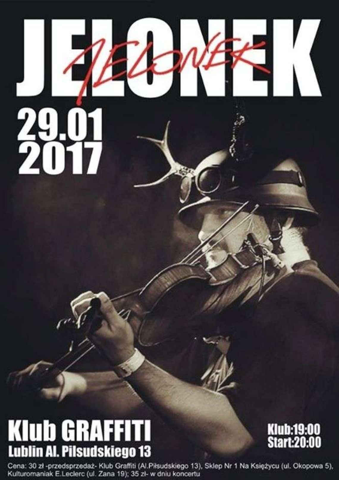 Koncert Michała Jelonka w Lublinie