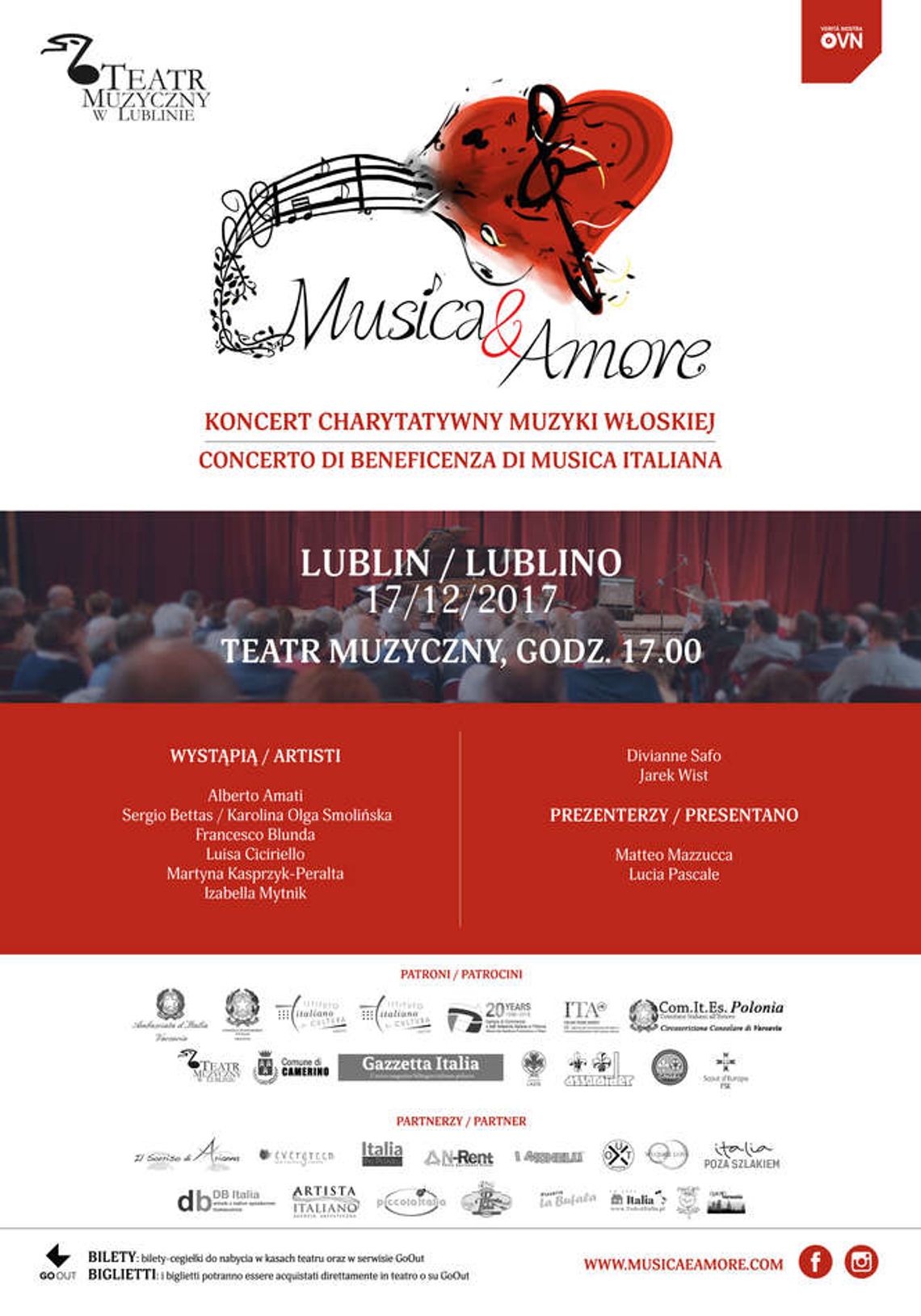 Koncert Musica&Amore w Lublinie