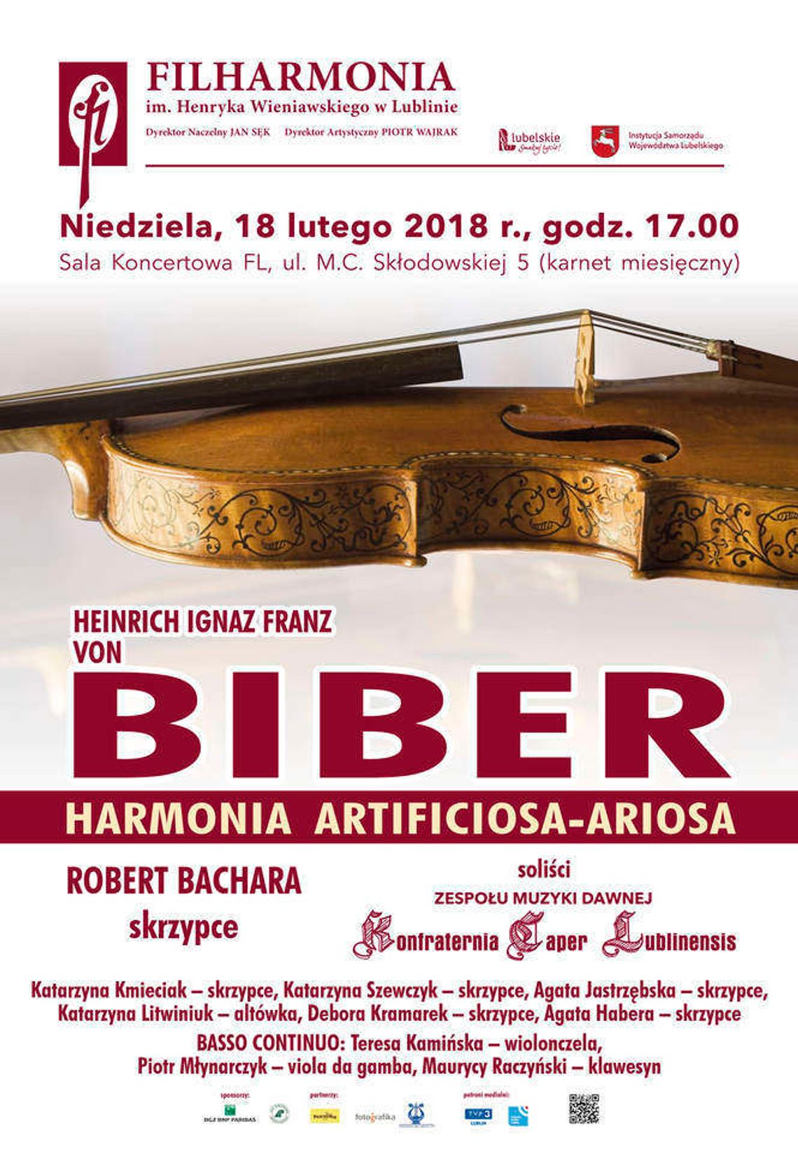 Koncert Muzyki Dawnej w Filharmonii Lubelskiej