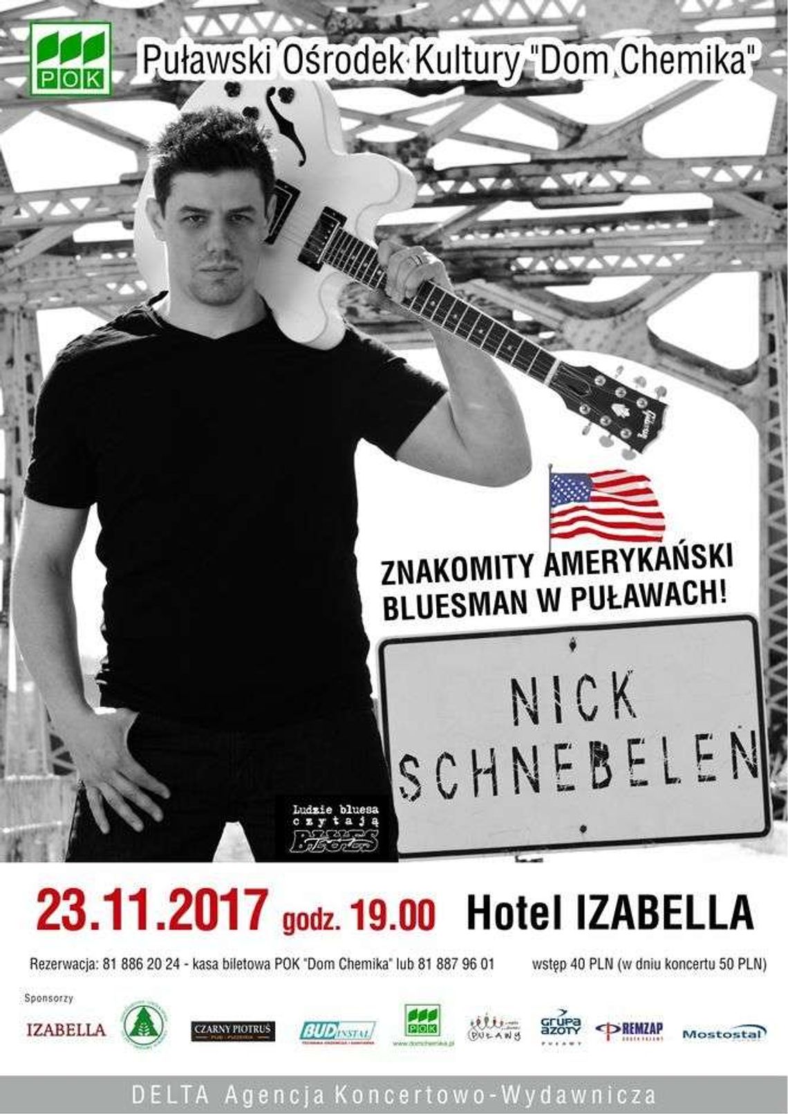 Koncert Nicka Schnebelena w Puławach