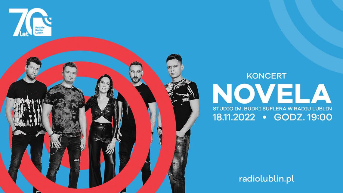 Koncert: NoVela w Radiu Lublin