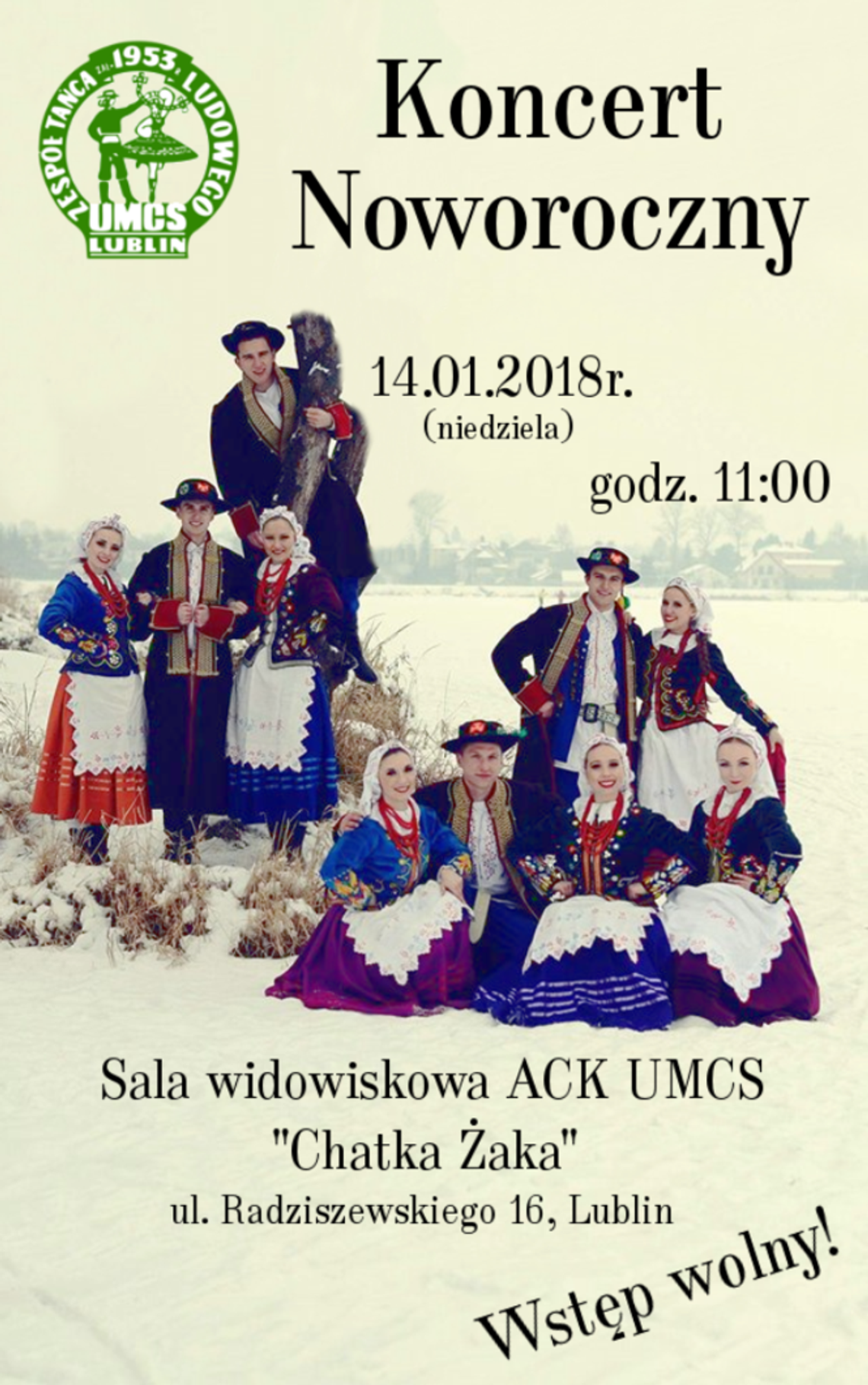 Koncert noworoczny ZTL UMCS w Chatce Żaka