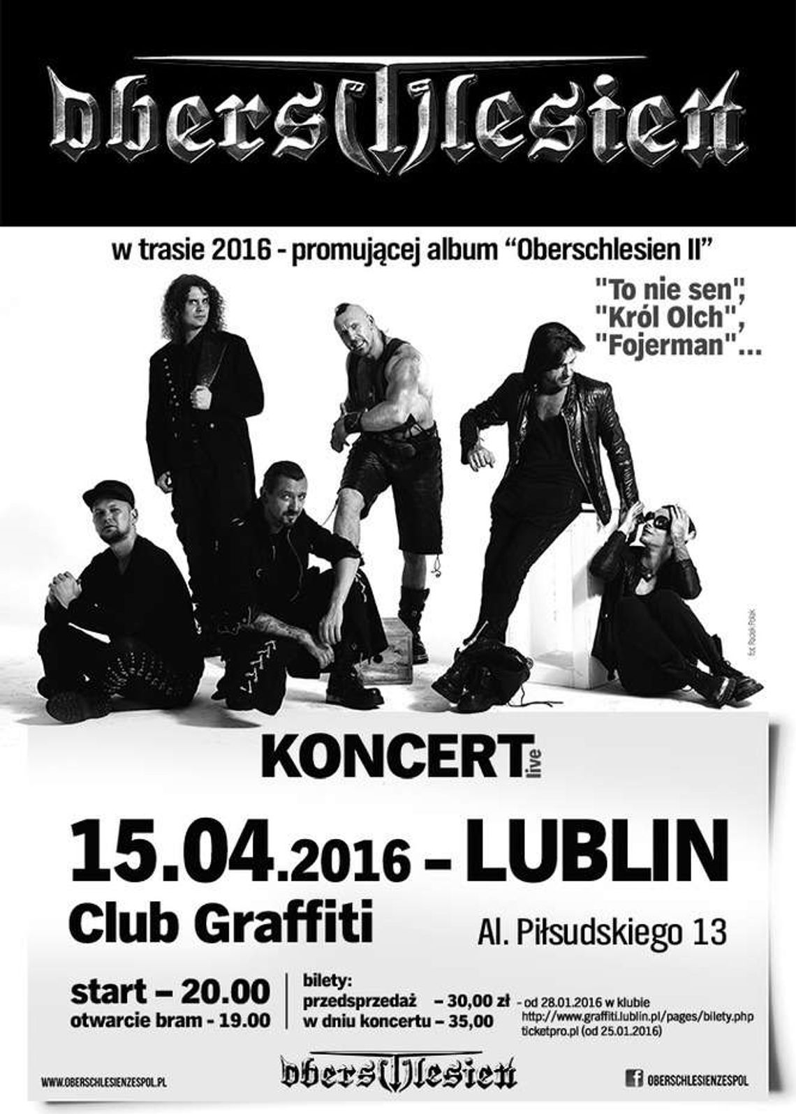 Koncert Oberschlesien w klubie Graffiti