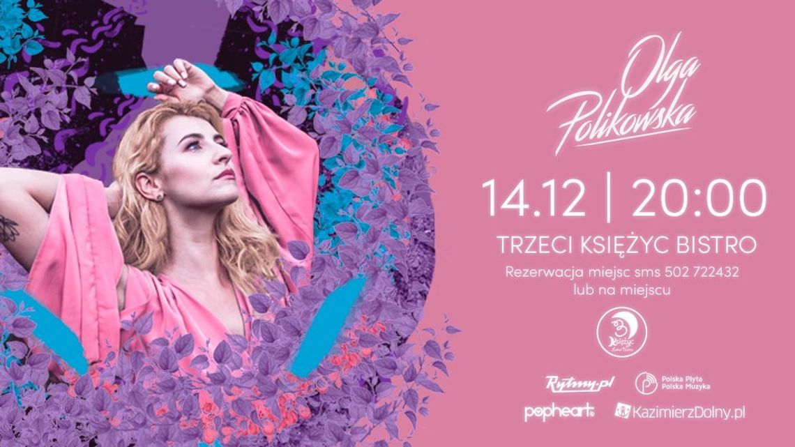 Koncert Olgi Polikowskiej w Kazimierzu Dolnym