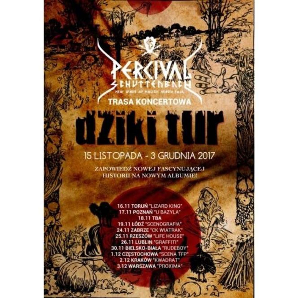 Koncert Percival Schuttenbach w klubie Graffiti