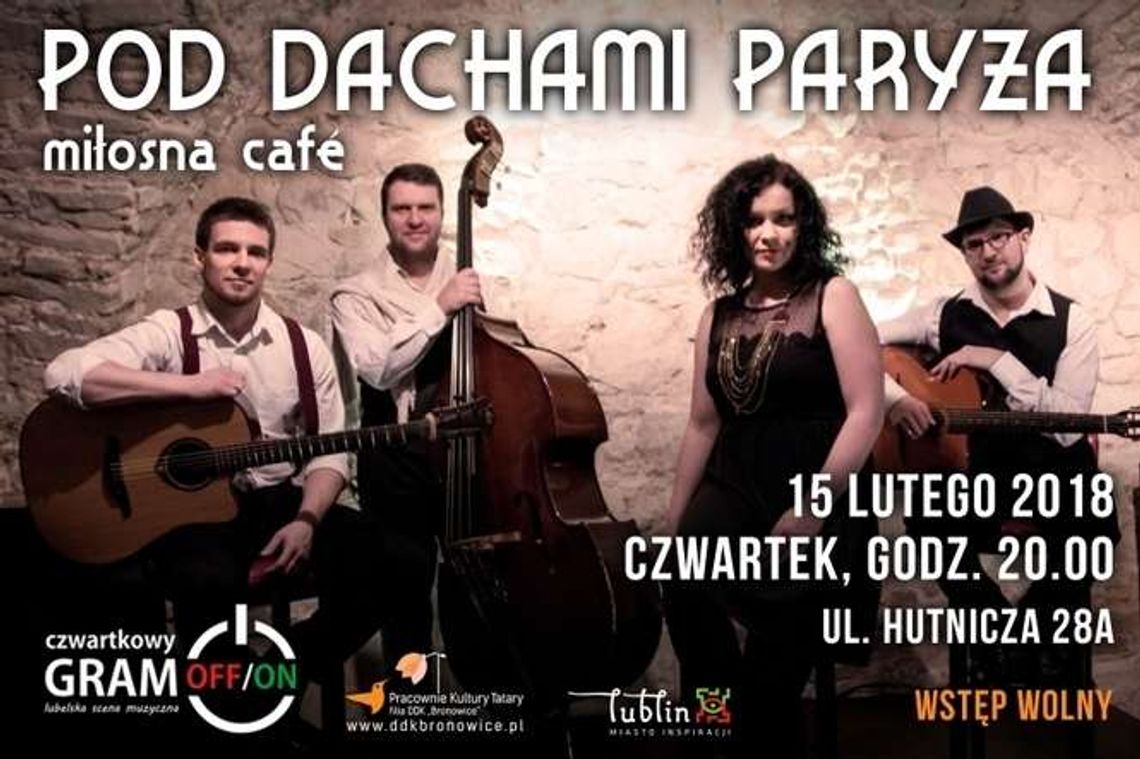 Koncert "Pod dachami Paryża" w Pracowniach Kultury Tatary