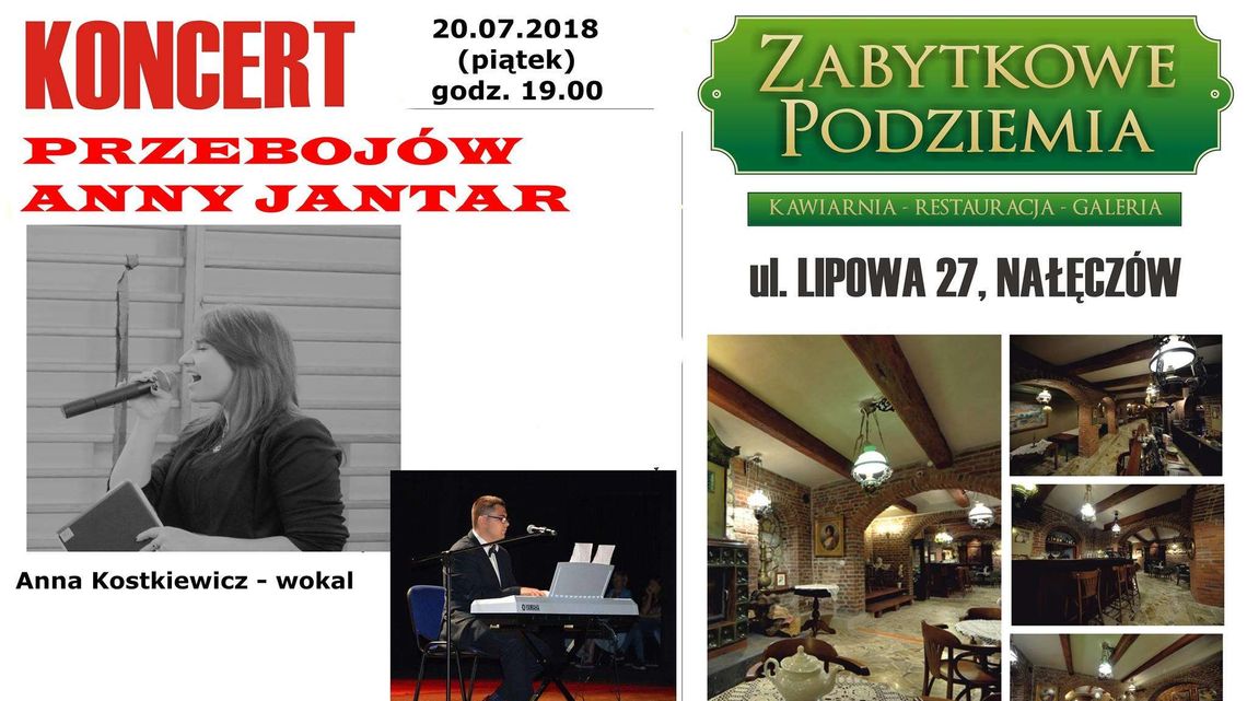 Koncert przebojów Anny Jantar w Nałęczowie