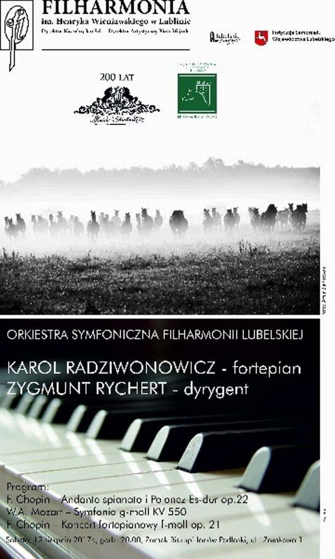 Koncert symfoniczny z okazji Święta Konia Arabskiego w Janowie Podlaskim