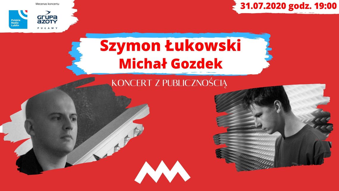 Koncert Szymona Łukowskiego i Michała Gozdka w Radiu Lublin