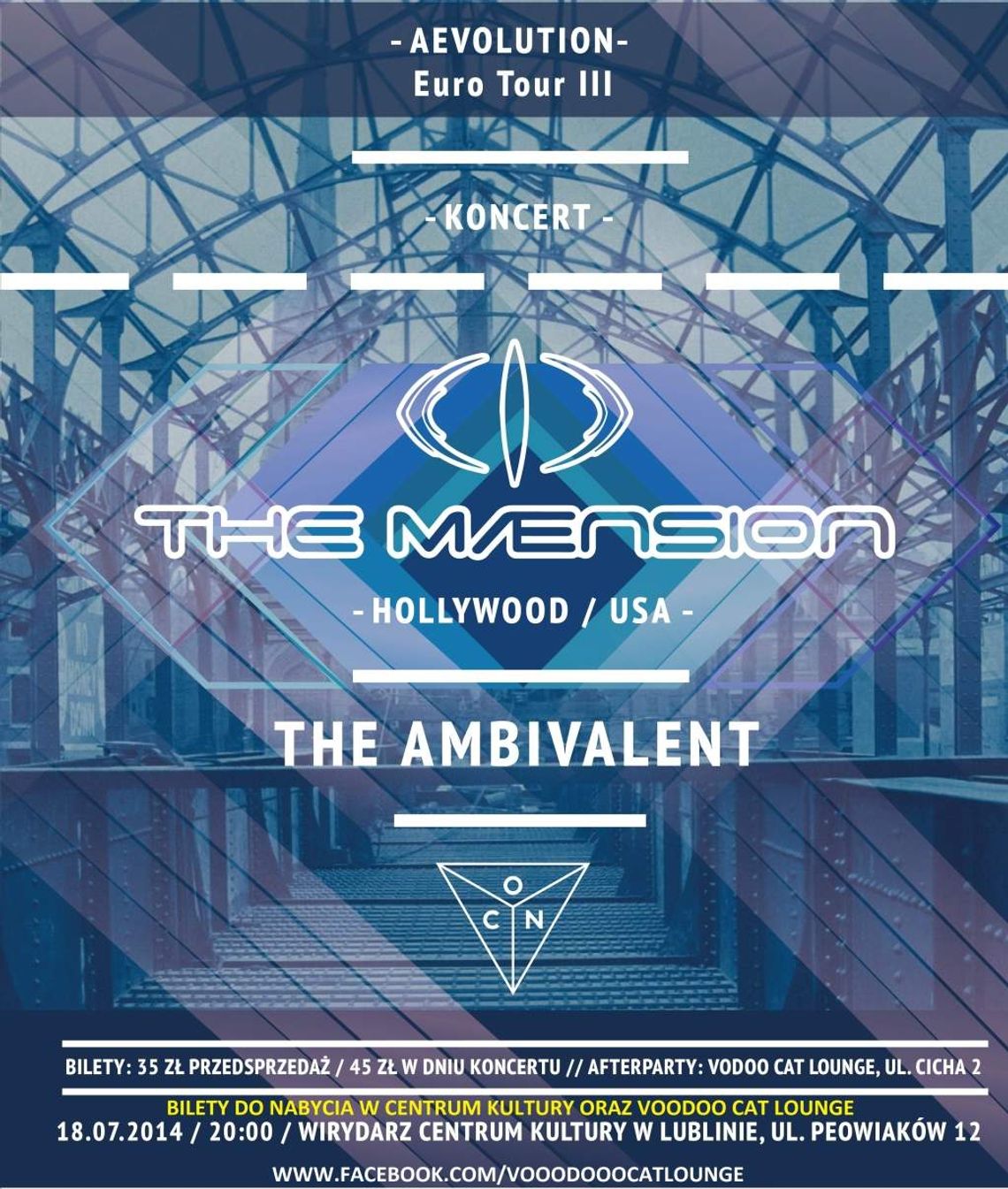 Koncert The Maension i The Ambivalent w CK