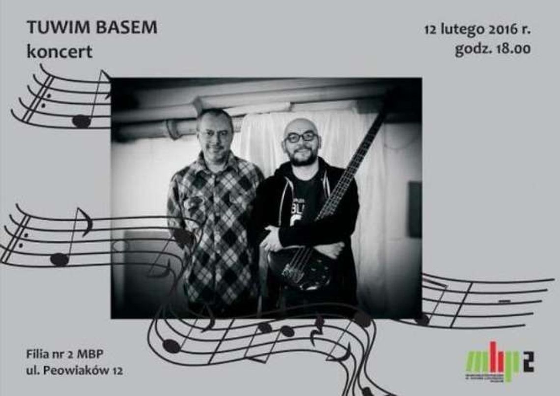 Koncert „Tuwim basem” w MBP nr 2