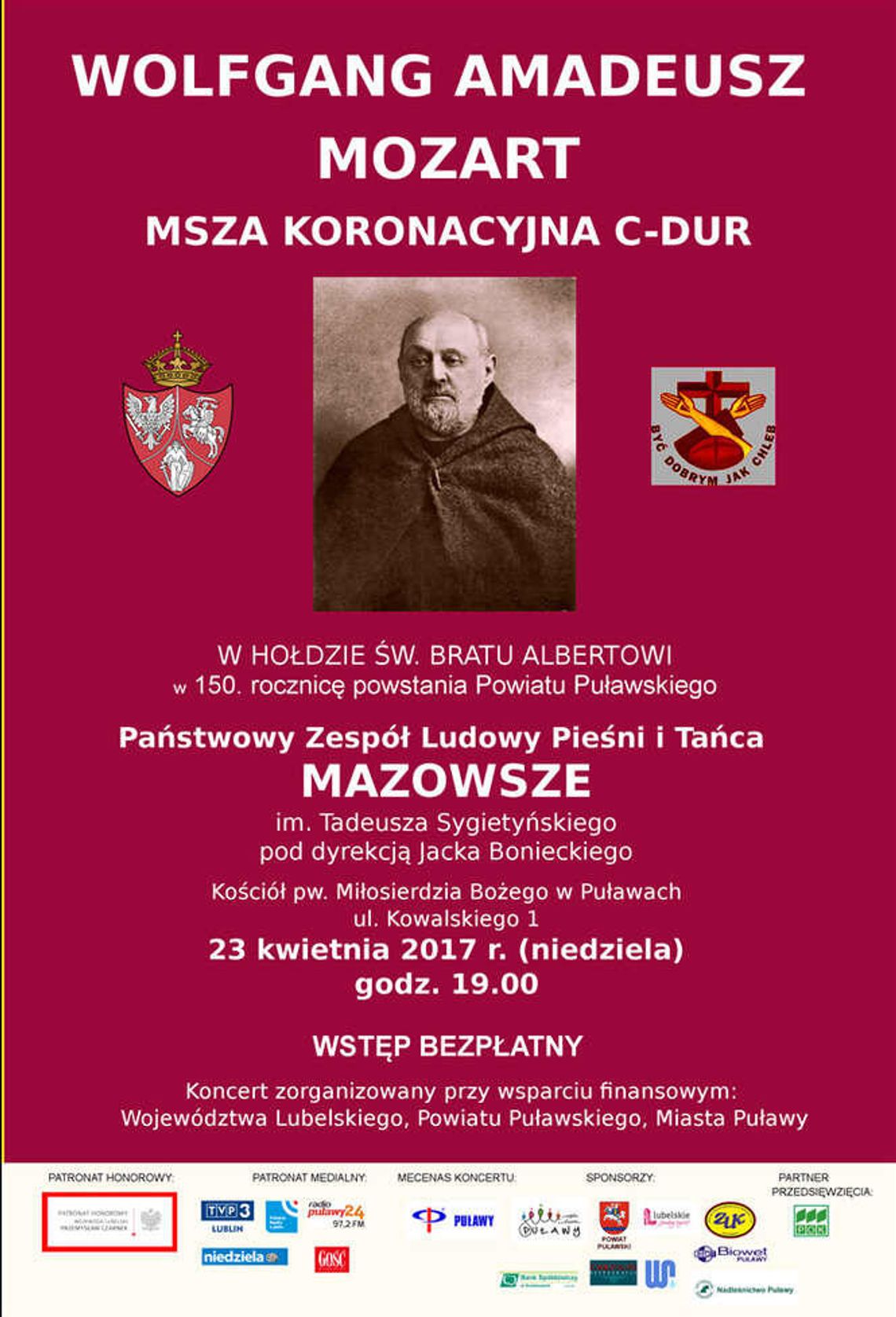 Koncert w hołdzie św. Bratu Albertowi w Puławach