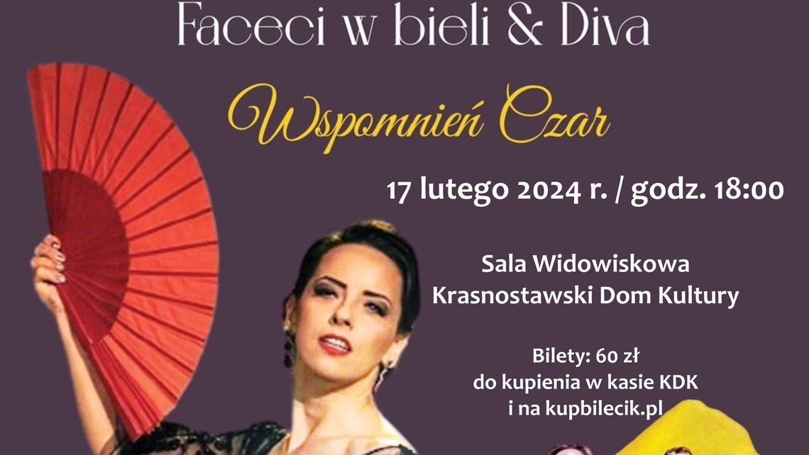 Koncert Walentynkowy „Wspomnień czar” w Krasnostawskim Domu Kultury